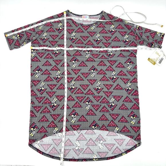LulaRoe Disney Minnie Mouse Irma Oversize Tunic Style Short Sleeve T-Shirt SMALL - Picture 8 of 8